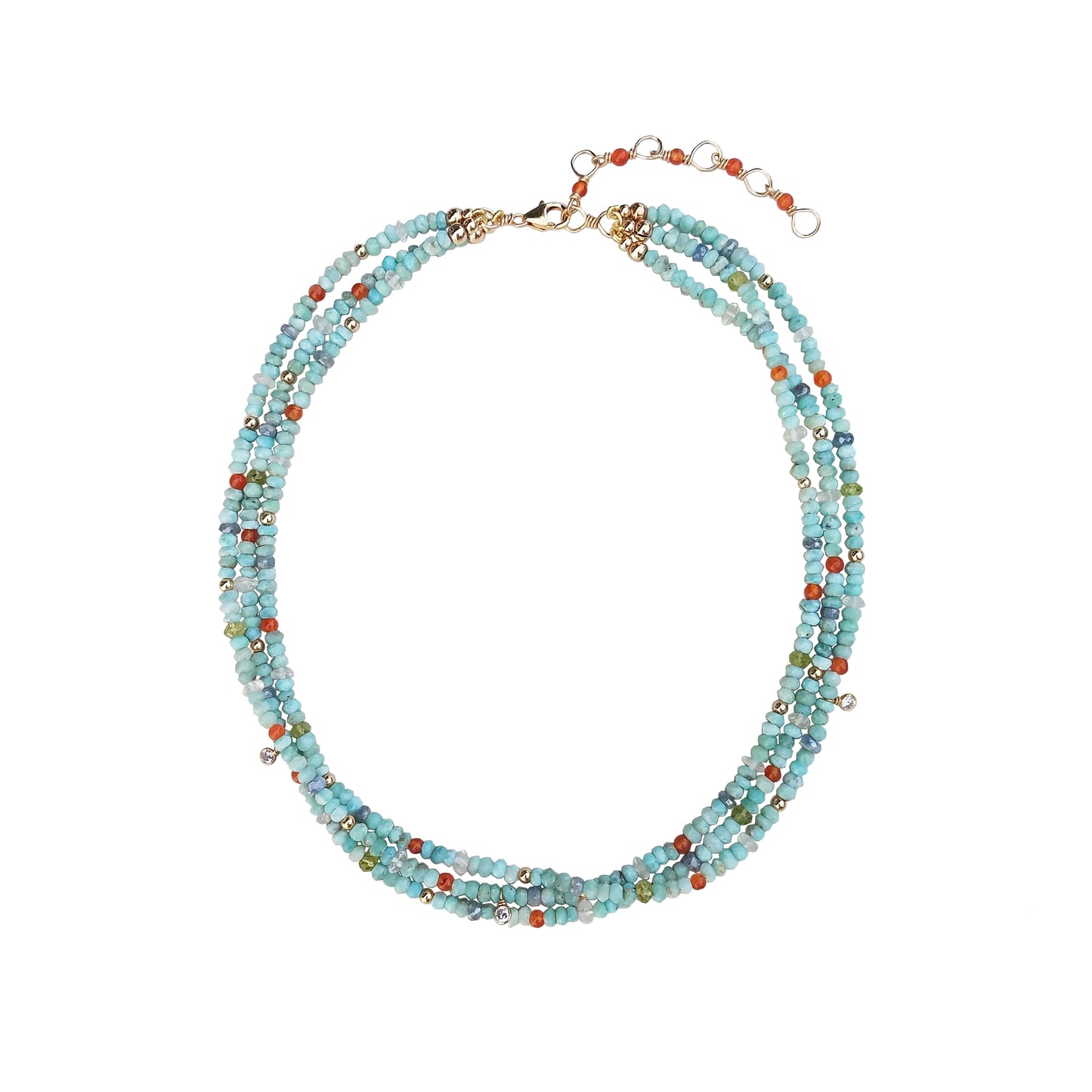 Larimar Confetti Necklace