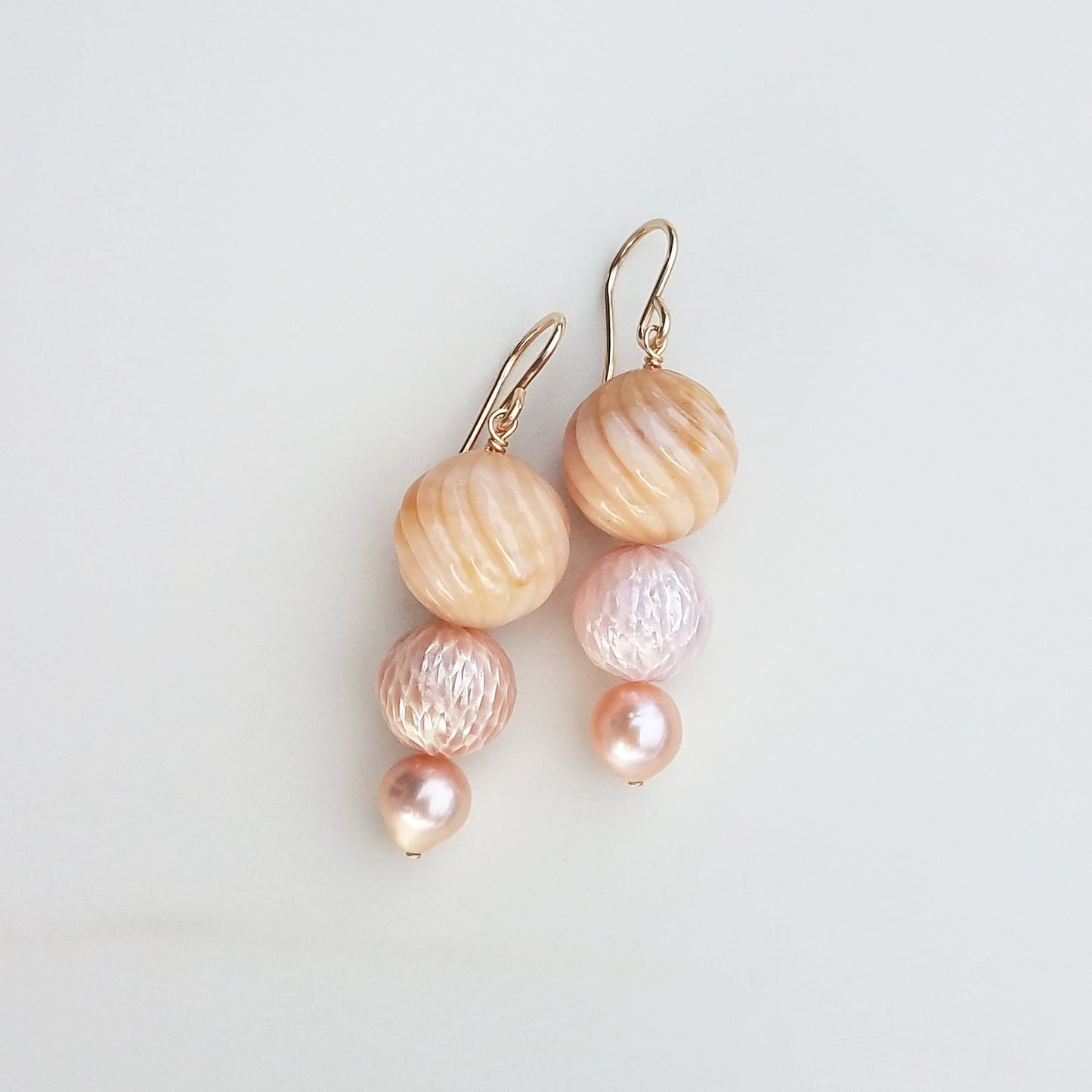 Opal & Fresh Water Pearl Earrings