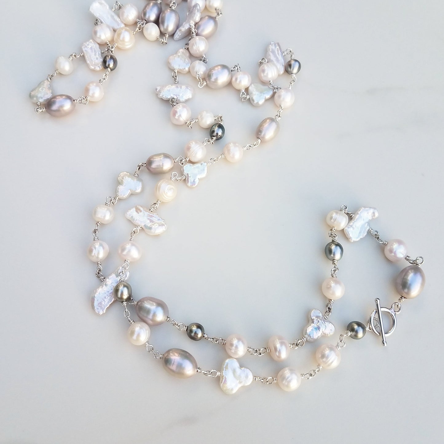 Fresh Water & Tahitian Pearl Eden Necklace