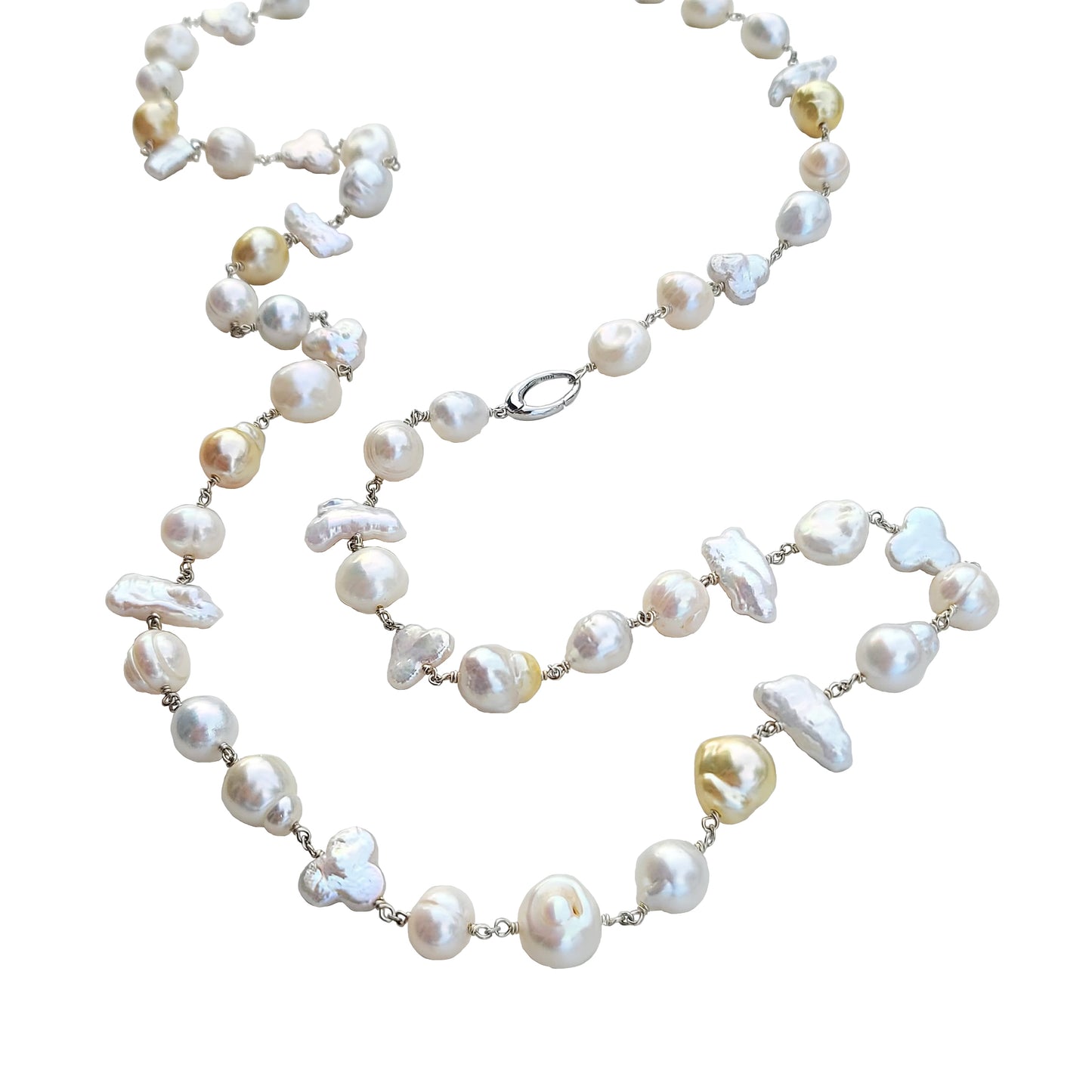Fresh Water & South Sea Pearl 14k Necklace