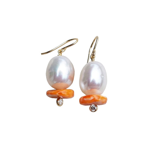 Australian Pearl & Shell Earrings