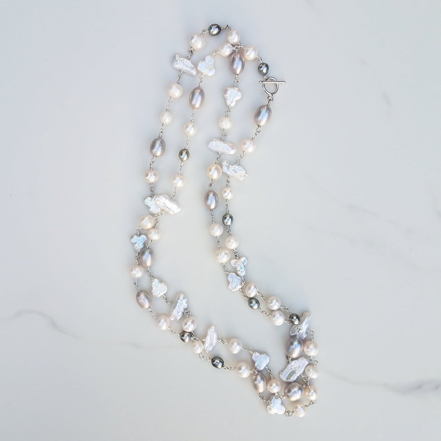 Fresh Water & Tahitian Pearl Eden Necklace